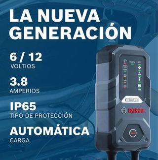 Cargador Baterías Coche/Moto (6v/12v) Bosch C30