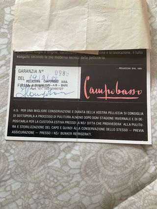 Giaccone persiano chiaro con garanzia