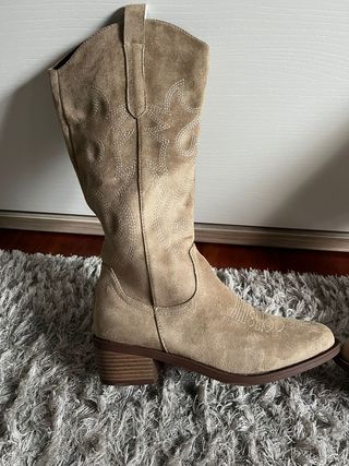 Botas Cowboy Beige