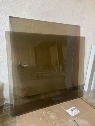 Cristales de ventana ahumados 108*94*0’5