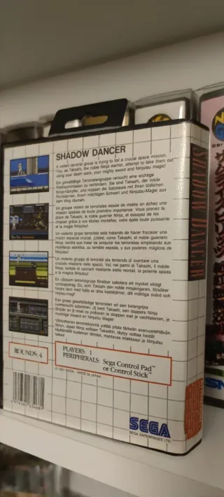 Shadow Dancer Master System Sega