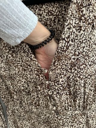 Vestido corto estampado Zara