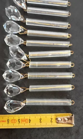 Lágrimas de cristal para lámpara