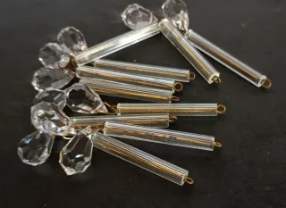 Lágrimas de cristal para lámpara