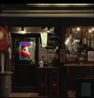 Lampada Neon LED "RAMEN"