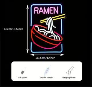 Lampada Neon LED "RAMEN"