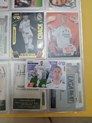 Lote cromos fútbol Mastantuono