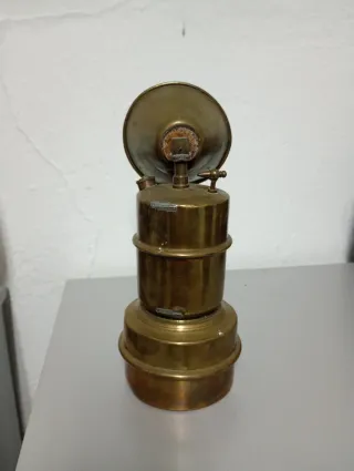 Lámpara de Carburo Minero Antigua