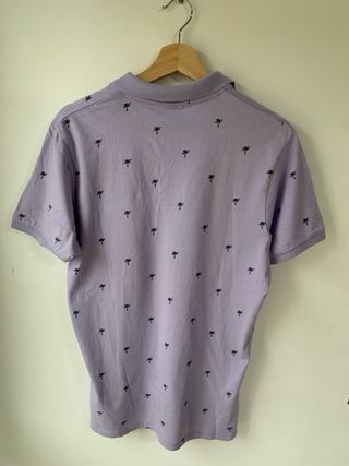 Camiseta Polo FSBN Estampada Palmeras Talla M