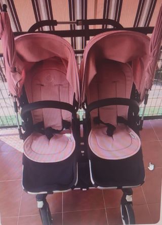 Bugaboo Donkey Gemelar Rosa