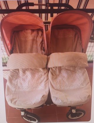 Bugaboo Donkey Gemelar Rosa