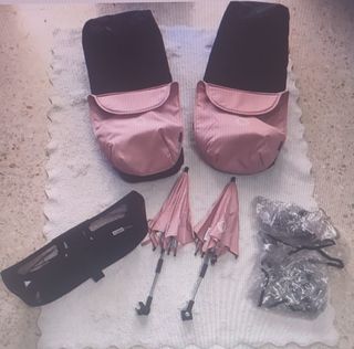 Bugaboo Donkey Gemelar Rosa