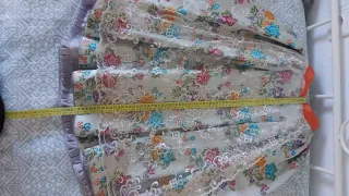 Traje Fallera Niña 4/5 años con manteletas incluid