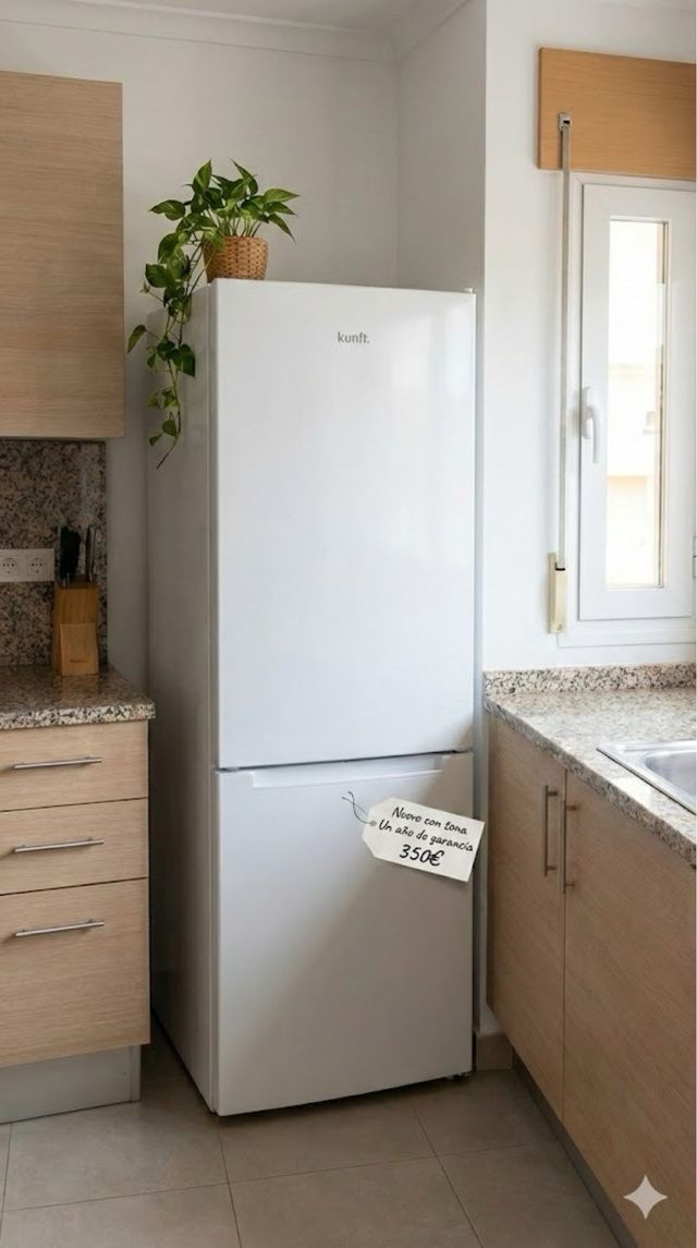 ️ FRIGORÍFICO COMBI KUNFT (KC9613) - BLANCO Y ESPA