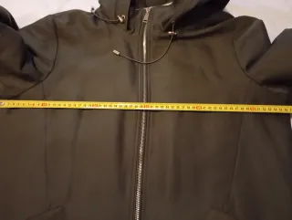 Abrigo Parka Mango Talla L Verde Oliva