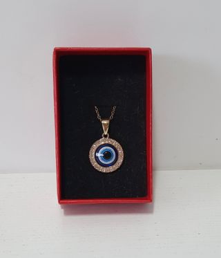Colgante Ojo Turco Dorado