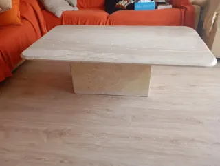 Mesa de mármol Travertino