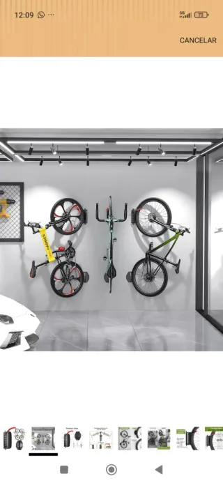 Colgador de Bicicleta Pared