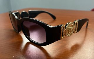 Occhiali da Sole Unisex Nero Oro Medusa Versace