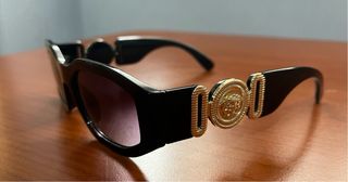 Occhiali da Sole Unisex Nero Oro Medusa Versace