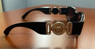 Occhiali da Sole Unisex Nero Oro Medusa Versace