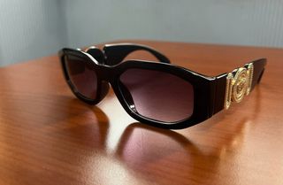 Occhiali da Sole Unisex Nero Oro Medusa Versace