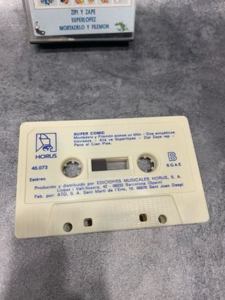Cinta Cassette Super Comic vintage 1990 Mortadelo