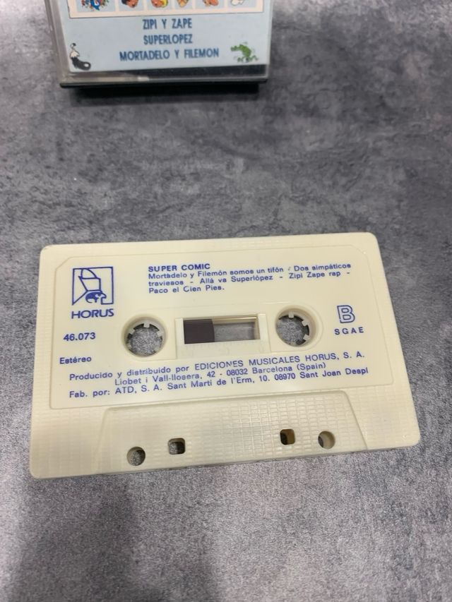Cinta Cassette Super Comic vintage 1990 Mortadelo