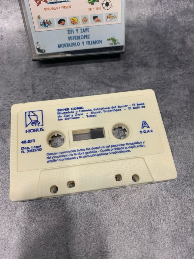Cinta Cassette Super Comic vintage 1990 Mortadelo