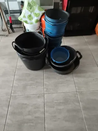 Capazos y cubos varios