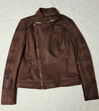 Cazadora Desigual Marrón Talla M