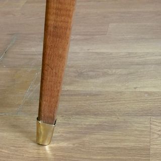 Mesa redonda vintage madera