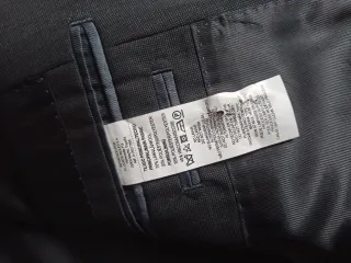 Chaqueta de traje hombre negra