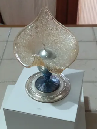 Porta candela vetro Murano