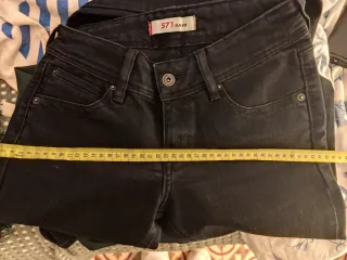 Pantalón Levi's Negro Talla 34 o 36 Slim Fit