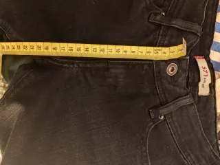 Pantalón Levi's Negro Talla 34 o 36 Slim Fit