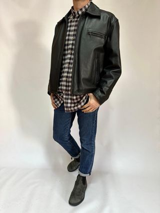 Giacca Pelle Vintage Anni 90’s