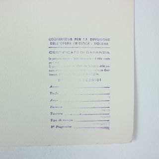 LITOGRAFIA ILARIO ROSSI 49/75 ASTRATTO