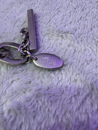 Pulsera Lotus Corazón Blanco y Plata