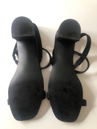 Sandalias Unit Talla 40 Piel Negra