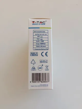 V-TAC Adaptador LED 18W