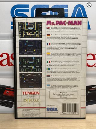 Ms. Pac-Man - SEGA Master System Tengen