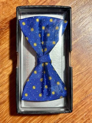 Pajarita Victorio & Lucchino Azul Soles Dorados