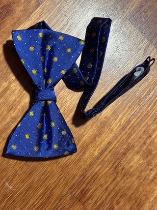 Pajarita Victorio & Lucchino Azul Soles Dorados