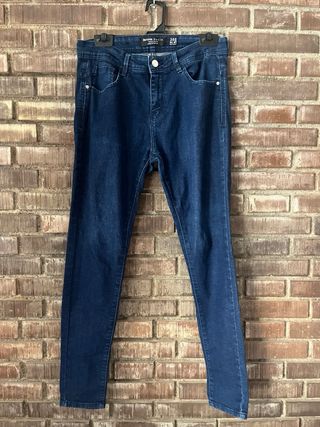 Pack 2 Pantalones Vaqueros Bershka Azul