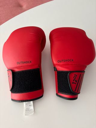 Guantes de Boxeo Outshock Rojos 12oz