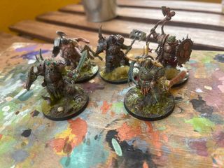 Putrid Blightkings ReyesPlaga AosNurgle warhammer