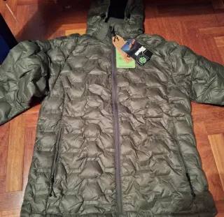 Chaqueta acolchada verde mujer a estrenar. Nueva