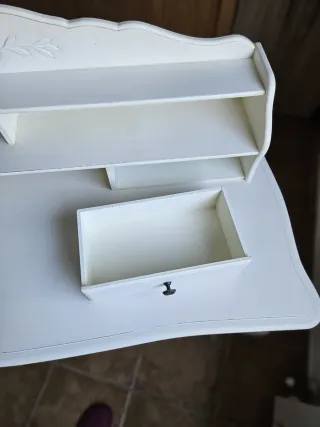 Tocador/escritorio de madera maciza