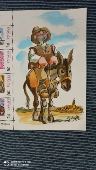 Colección sellos españoles El Quijote